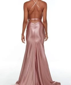 Alyce Paris - 61168 Knot Style Trumpet Gown 24 Alyce Paris - 61168 Knot Style Trumpet Gown