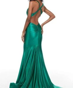 Alyce Paris - 61173 Plunging Mermaid Gown