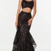 Alyce Paris - 61212 Two Piece Strappy Sequined Gown 2 Alyce Paris - 61212 Two Piece Strappy Sequined Gown