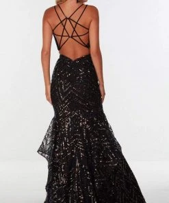 Alyce Paris - 61212 Two Piece Strappy Sequined Gown