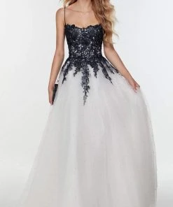 Alyce Paris - 61220 Lace Ornate A-Line Gown