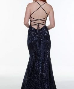 Alyce Paris - 61231 Cross Styled Sequin Gown