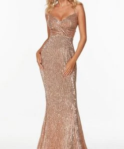 Alyce Paris - 61231 Cross Styled Sequin Gown