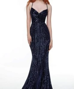 Alyce Paris - 61231 Cross Styled Sequin Gown