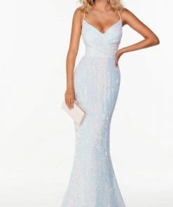 Alyce Paris - 61231 Cross Styled Sequin Gown