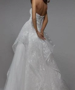 Alyce Paris 7041 - Strapless Sweetheart Neck Wedding Gown