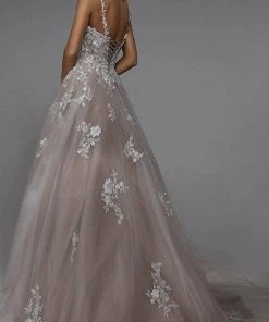 Alyce Paris 7043 - Embroidered Tulle Ballgown