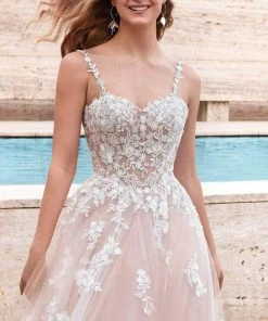 Alyce Paris 7043 - Embroidered Tulle Ballgown