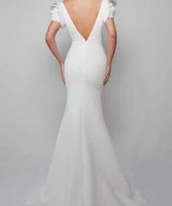 Alyce Paris 7066 - Rose Sleeved Mermaid Dress