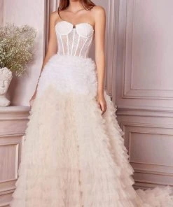 Andrea And Leo - A0767 Sweetheart Ruffled Ballgown