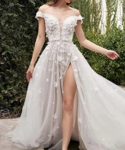 Andrea And Leo - A1038W Blossom Applique Bridal Gown