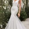 Andrea And Leo - A1039W Embroidered Mermaid Bridal Gown