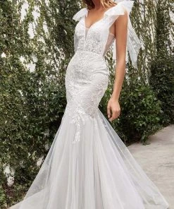 Andrea And Leo - A1039W Embroidered Mermaid Bridal Gown