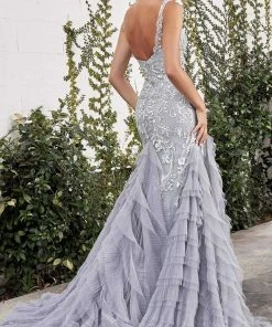 Andrea And Leo - A1062 Sleeveless Ruffle Tiered Ballgown