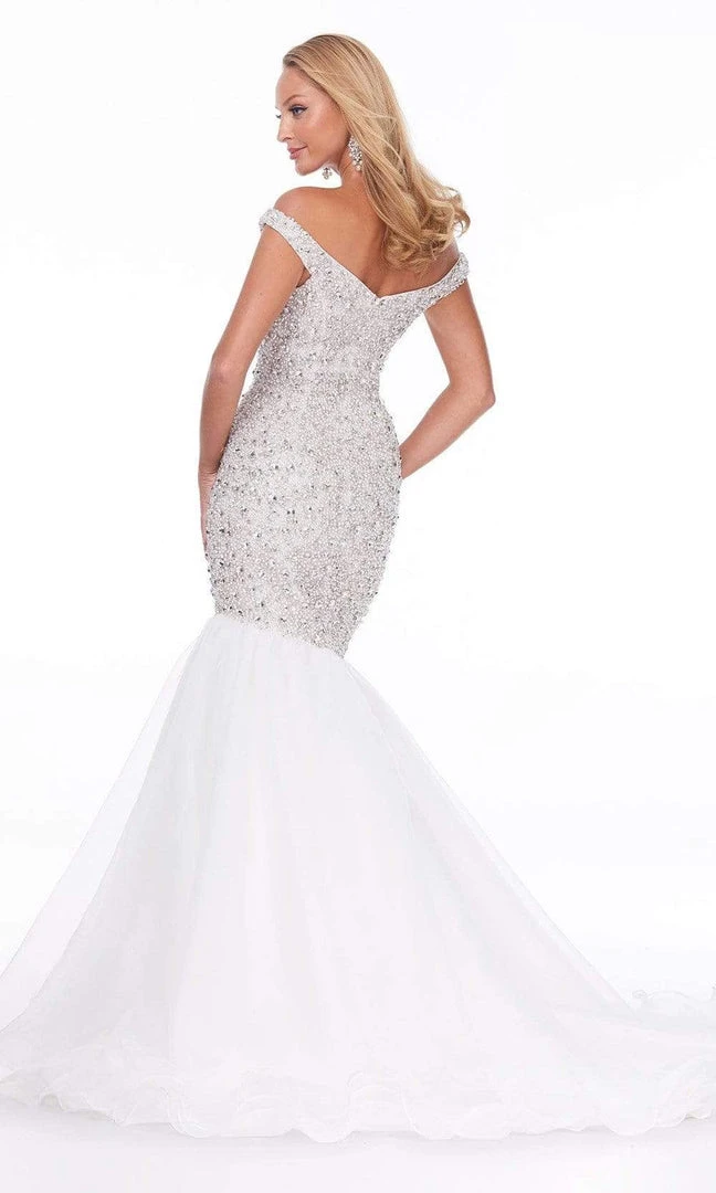Ashley Lauren - 11042 Beaded Off Shoulder Trumpet Dress 4 Ashley Lauren - 11042 Beaded Off Shoulder Trumpet Dress