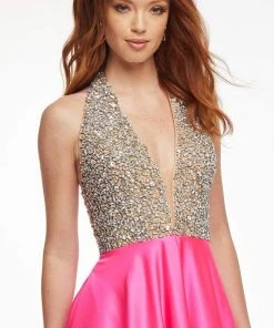 Ashley Lauren - 11071 Bead Embellished A-Line Evening Dress 9 Ashley Lauren - 11071 Bead Embellished A-Line Evening Dress