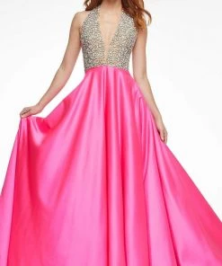 Ashley Lauren - 11071 Bead Embellished A-Line Evening Dress 10 Ashley Lauren - 11071 Bead Embellished A-Line Evening Dress