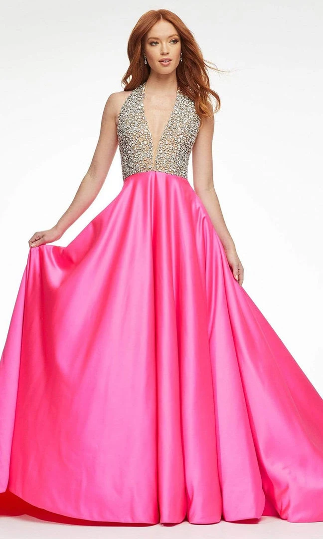 Ashley Lauren - 11071 Bead Embellished A-Line Evening Dress 6 Ashley Lauren - 11071 Bead Embellished A-Line Evening Dress