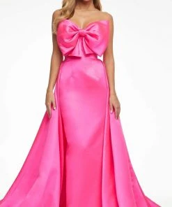Ashley Lauren - 11073 Strapless Column/A-Line Evening Gown