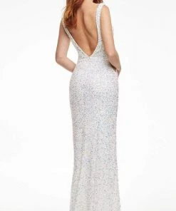 Ashley Lauren - 11081 Fitted Sequin Evening Dress