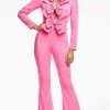 Ashley Lauren - 11105 Body Hugging Bow Detailed Jumpsuit 2 Ashley Lauren - 11105 Body Hugging Bow Detailed Jumpsuit