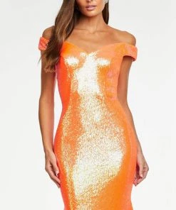 Ashley Lauren - 11107 Crisscross Back Sequin Gown