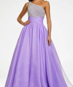 Ashley Lauren - 11127 Beaded Organza Ballgown