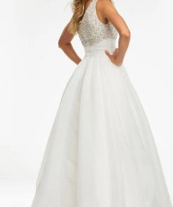 Ashley Lauren - 11127 Beaded Organza Ballgown