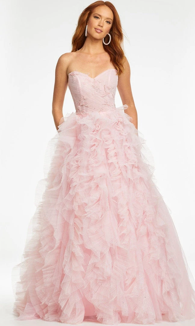 Ashley Lauren - 11141 Sweetheart Ruffled Ballgown 3 Ashley Lauren - 11141 Sweetheart Ruffled Ballgown