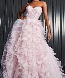 Ashley Lauren - 11141 Sweetheart Ruffled Ballgown 11 Ashley Lauren - 11141 Sweetheart Ruffled Ballgown