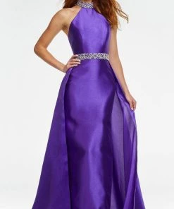 Ashley Lauren - 11148 Bejeweled High Halter Gown