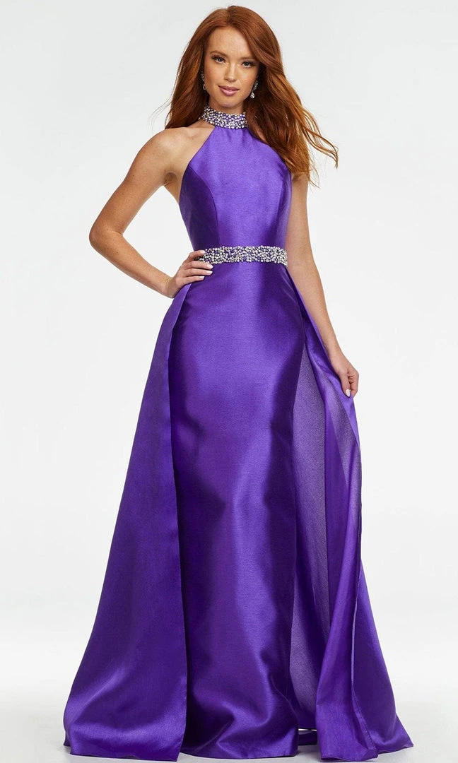 Ashley Lauren - 11148 Bejeweled High Halter Gown 3 Ashley Lauren - 11148 Bejeweled High Halter Gown