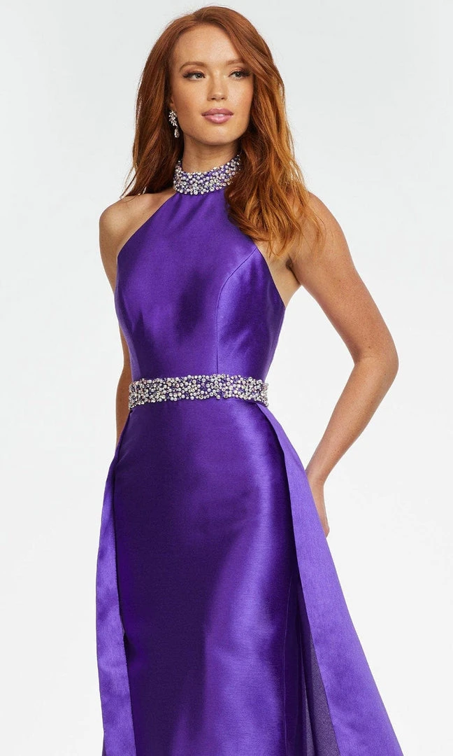 Ashley Lauren - 11148 Bejeweled High Halter Gown 4 Ashley Lauren - 11148 Bejeweled High Halter Gown