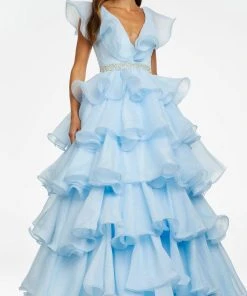 Ashley Lauren - 11154 Ruffle Ornate Ballgown