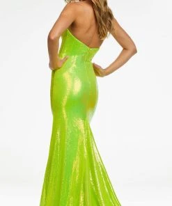 Ashley Lauren - 11163 Strapless V-Neck Sequin Gown 15 Ashley Lauren - 11163 Strapless V-Neck Sequin Gown