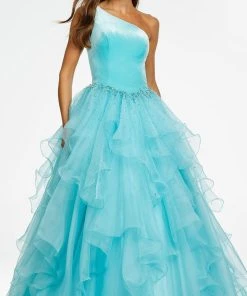 Ashley Lauren - 11165 Jeweled Organza Ballgown