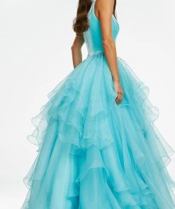 Ashley Lauren - 11165 Jeweled Organza Ballgown
