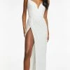 Ashley Lauren - 11188 Beaded High Slit Gown