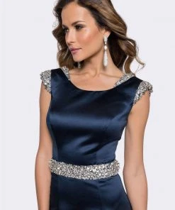 Ashley Lauren - 1143 Crystal Beaded Evening Dress