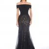 Ashley Lauren - 1348 Off-Shoulder Fitted Mermaid Evening Dress