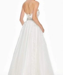 Ashley Lauren - 1402 Embroidered Halter Tulle Ballgown 5 Ashley Lauren - 1402 Embroidered Halter Tulle Ballgown