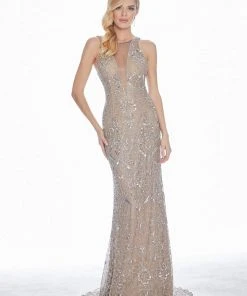 Ashley Lauren - 1431 Sequined Sheath Evening Dress