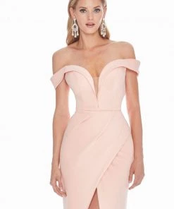 Ashley Lauren - 1497 Off-Shoulder Evening Dress With Slit 9 Ashley Lauren - 1497 Off-Shoulder Evening Dress With Slit