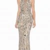 Ashley Lauren - 1563 Halter Sequined Sheath Evening Dress