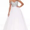 Ashley Lauren - 1991 Embellished Off Shoulder Ballgown