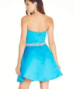 Ashley Lauren - 4064 Crystal Beaded Sweetheart Satin A-line Dress 13 Ashley Lauren - 4064 Crystal Beaded Sweetheart Satin A-line Dress