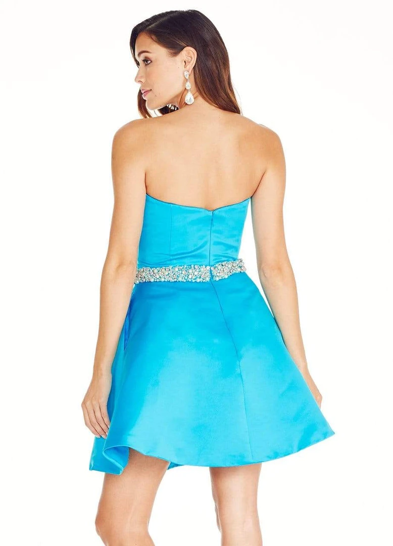 Ashley Lauren - 4064 Crystal Beaded Sweetheart Satin A-line Dress 8 Ashley Lauren - 4064 Crystal Beaded Sweetheart Satin A-line Dress