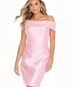 Ashley Lauren - 4066 Off Shoulder Mikado Cocktail Dress