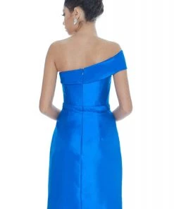 Ashley Lauren - 4215 One Shoulder Column Cocktail Dress