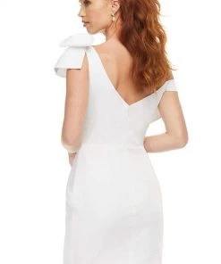 Ashley Lauren - 4448 Asymmetrical Sheath Cocktail Dress